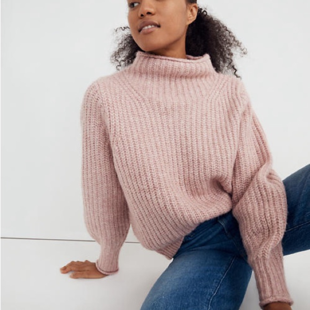 Madewell Loretto Mockneck Pullover Sweater